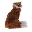 Realistic Farm/Yard Animal Model Figurines Children Science & Nature Toy Gift Home Decor- Squatting Fox