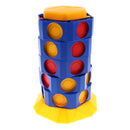 Children Intellectual 3D Twist & Turn Tower Four Disc in a Line Board Game Kids Toy Playset