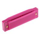 KIDS 10 HOLES WOODEN HARMONICA MUSIC INSTRUMENT CHILD EDUCATIONAL TOYS ROSE RED