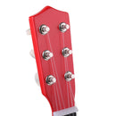 21'' Colorful 6 Strings Wooden Acoustic Guitar Ukulele Kids Music Instrument Toy - Star & Strip
