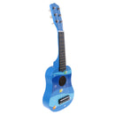 54cm Cute Kids Wood 6 Strings Music Guitar Ukulele Instrument Educational Toy - Blue Sea