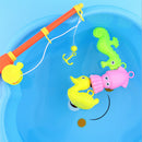 Children Baby Cartoon Fishing Games Fishes Rod Pretend Play Early Learning Bath Pool Indoor Outdoor Toys Creative Activity