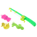 Children Baby Cartoon Fishing Games Fishes Rod Pretend Play Early Learning Bath Pool Indoor Outdoor Toys Creative Activity