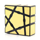 YongJun 1x3x3 Gold Ghost Irregular Speed Magic Cube Twist Puzzle Intelligence Toys for Kids Adults