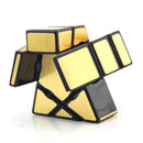 YongJun 1x3x3 Gold Ghost Irregular Speed Magic Cube Twist Puzzle Intelligence Toys for Kids Adults