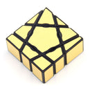 YongJun 1x3x3 Gold Ghost Irregular Speed Magic Cube Twist Puzzle Intelligence Toys for Kids Adults