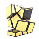 YongJun 1x3x3 Gold Ghost Irregular Speed Magic Cube Twist Puzzle Intelligence Toys for Kids Adults