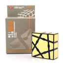 YongJun 1x3x3 Gold Ghost Irregular Speed Magic Cube Twist Puzzle Intelligence Toys for Kids Adults