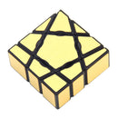 YongJun 1x3x3 Gold Ghost Irregular Speed Magic Cube Twist Puzzle Intelligence Toys for Kids Adults