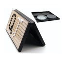 Magnetic Go Game Weiqi Chess Set With Single Convex Magnetic Plastic Stones and Foldable Goban Board Game Puzzle Toy