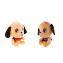 Mascot Adorable Soft Cotton Stuffed Toy Wedding Couple Dog Plush Animals Kid Toy Dolls Gifts for Home Decoration- Male Gog
