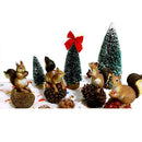 Handmade 2 Squirrel Sculpture Set Realistic Animal Model Statue Home Garden Lawn Party Decor Ornaments