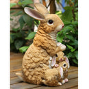 Simulation Animal Model Resin Rabbits Statue Animal Model Home Office Garden Patio Sculpture Ornaments Collectibles
