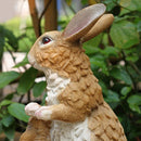 Simulation Animal Model Resin Rabbits Statue Animal Model Home Office Garden Patio Sculpture Ornaments Collectibles