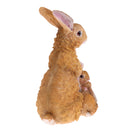 Simulation Animal Model Resin Rabbits Statue Animal Model Home Office Garden Patio Sculpture Ornaments Collectibles
