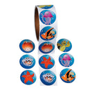 200Pcs Cartoon Colorful Scrapbooking Stickers Reward Toy Gift Party Bag Fillers -Marine Animal