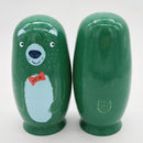5pcs Wooden Russian Nesting Dolls Cartoon Matryoshka Babushka Stacking Nested Dolls Kids Toys Birthday Christmas Gifts Home Decoration Hand Painted Animal Doll