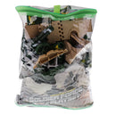 300 Pieces Army Soldier Men Playset Action Figures with Tanks Planes Flags Watchtower & More Accessories
