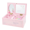 Pink Rotating Ballet Girl Dancing Music Box Clockwork Toy Gift Home Furnishing Supplies Birthday Gift