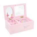 Pink Rotating Ballet Girl Dancing Music Box Clockwork Toy Gift Home Furnishing Supplies Birthday Gift