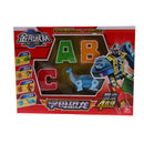 Pack of 7 English Letters Armour Team Transforming Robot Toy Kids Party Bag Fillers - A-G