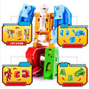 Pack of 7 English Letters Armour Team Transforming Robot Toy Kids Party Bag Fillers - A-G