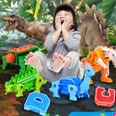 Pack of 7 English Letters Armour Team Transforming Robot Toy Kids Party Bag Fillers - A-G