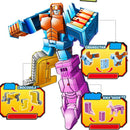 Pack of 3 English Letters Armour Team Transforming Robot Toy Kids Party Bag Fillers - H I J