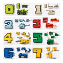 1 Piece Numbers Armour Team Transforming Robot Toy Kids Party Bag Fillers - 0 Truck