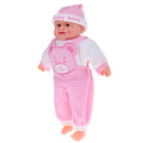 Pretend Play 52cm Lifelike Vinyl Newborn Baby Boy Doll - Pink Clothes