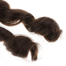 Fashion 25cm DIY Doll Wigs Long Curly Wavy High Temperature Wire Handmade Hairpiece Dark Brown