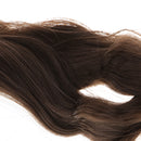 Fashion 25cm DIY Doll Wigs Long Curly Wavy High Temperature Wire Handmade Hairpiece Dark Brown