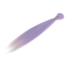 Doll DIY Straight Hair 25cm x100cm - For Arts and Crafts Doll Making Supplies -Purple