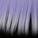 Doll DIY Straight Hair 25cm x100cm - For Arts and Crafts Doll Making Supplies -Purple