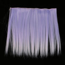 Doll DIY Straight Hair 25cm x100cm - For Arts and Crafts Doll Making Supplies -Purple