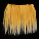 Doll DIY Straight Hair 25cm x100cm - For Arts and Crafts Doll Making Supplies -Orange