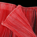 Fashion 25cm DIY Decor Long Straight Doll Wigs High Temperature Wire Wine Red