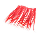 Fashion 25cm DIY Decor Long Straight Doll Wigs High Temperature Wire Wine Red