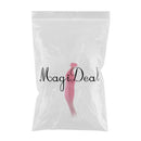 Fashion 25cm DIY Decor Doll Wigs Long Curly Wavy High Temperature Wire Peach Red