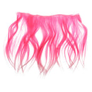Fashion 25cm DIY Decor Doll Wigs Long Curly Wavy High Temperature Wire Peach Red