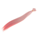 Fashion 25cm DIY Decor Doll Wigs Long Straight High Temperature Wire Light Pink