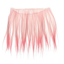 Fashion 25cm DIY Decor Doll Wigs Long Straight High Temperature Wire Light Pink