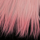 Fashion 25cm DIY Decor Doll Wigs Long Straight High Temperature Wire Light Pink