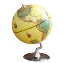 23cm ABS Geographical 360Â° Rotating World Map Ocean Globe Desktop Decor Teaching Aid Yellow