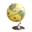 23cm ABS Geographical 360Â° Rotating World Map Ocean Globe Desktop Decor Teaching Aid Yellow