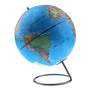 10'' Magnetic World Globe with Magnetic Pins - Earth Ocean Map Geography Antique Decorative in Style - Kids Educational Learning Toy Children