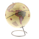 10'' Magnetic World Globe with Magnetic Pins - Earth Ocean Map Geography Antique Decorative in Style - Kids Educational Learning Toy Children