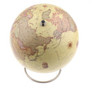 10'' Magnetic World Globe with Magnetic Pins - Earth Ocean Map Geography Antique Decorative in Style - Kids Educational Learning Toy Children