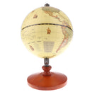 Wooden Base 360Â° Rotating Bronze World Globe - Earth Ocean Geography Kid Educational Teaching Aids Globes Home Decor