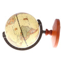 Wooden Base 360Â° Rotating Bronze World Globe - Earth Ocean Geography Kid Educational Teaching Aids Globes Home Decor